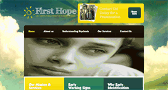 Desktop Screenshot of firsthopeccc.org